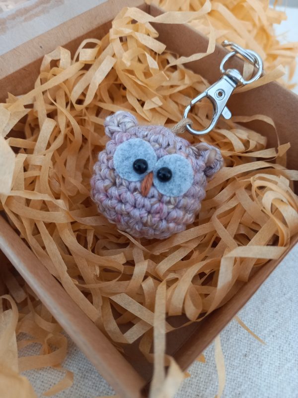 Crochet Owl Amigurumi Keychain, keyring! - Image 2