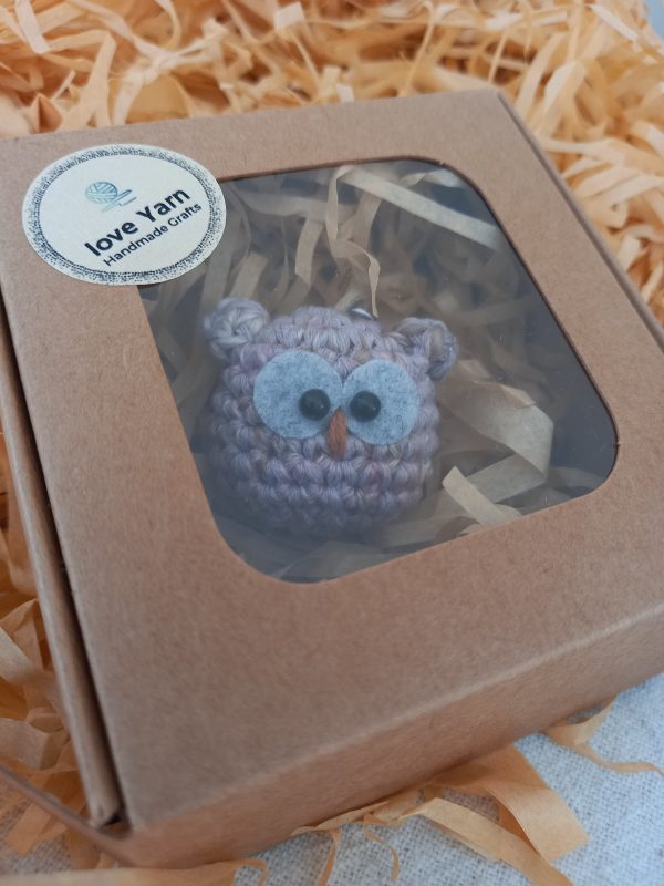Crochet Owl Amigurumi Keychain, keyring! - Image 3