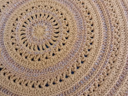 Crochet Mandala! Boho Table Decor or Wall Hanging!