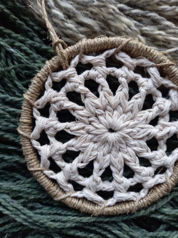 Handmade Crochet Dreamcatcher! Christmas ornaments! - Image 2