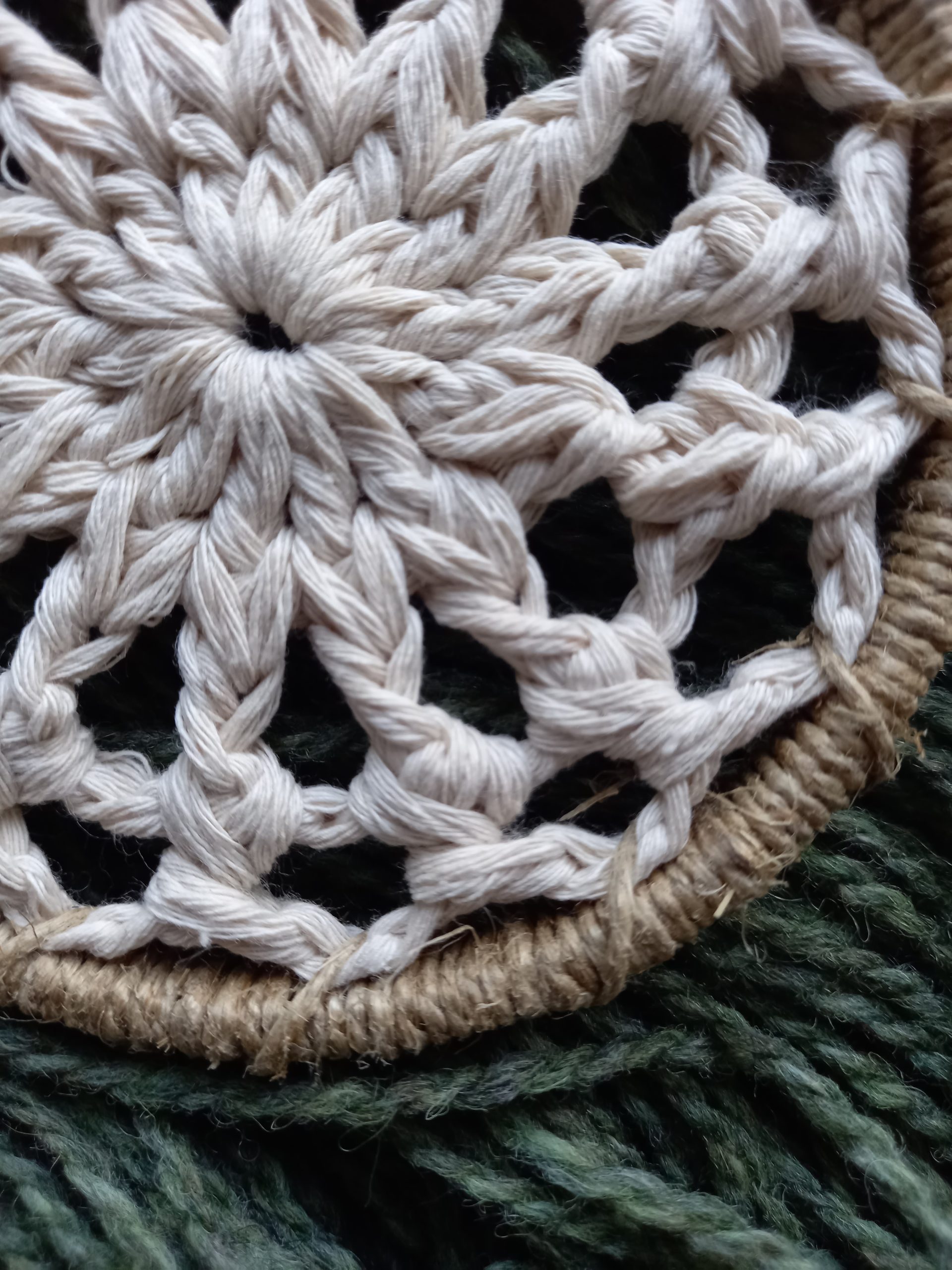 Handmade Crochet Dreamcatcher! Christmas ornaments! - Image 3