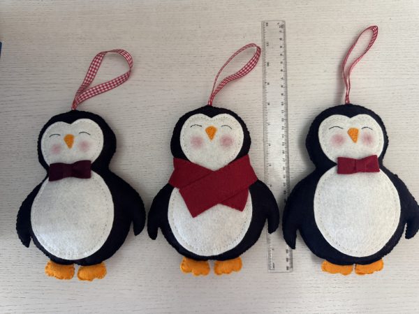 Handmade Felt Penguin Ornaments - Image 2
