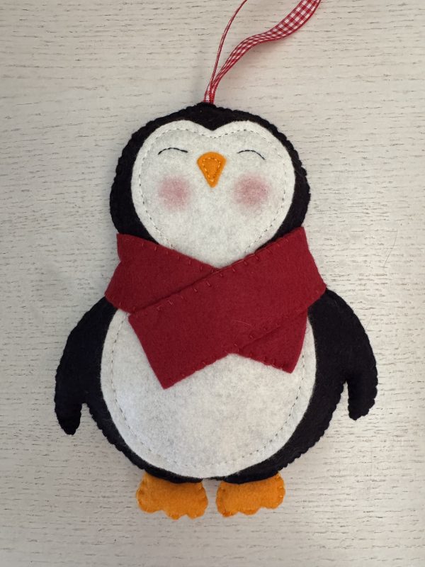 Handmade Felt Penguin Ornaments - Image 4