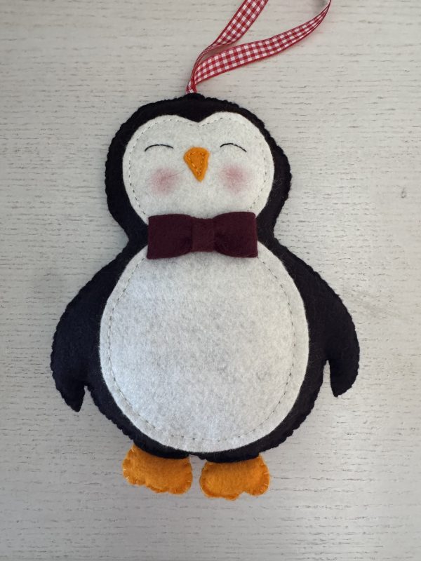 Handmade Felt Penguin Ornaments - Image 3