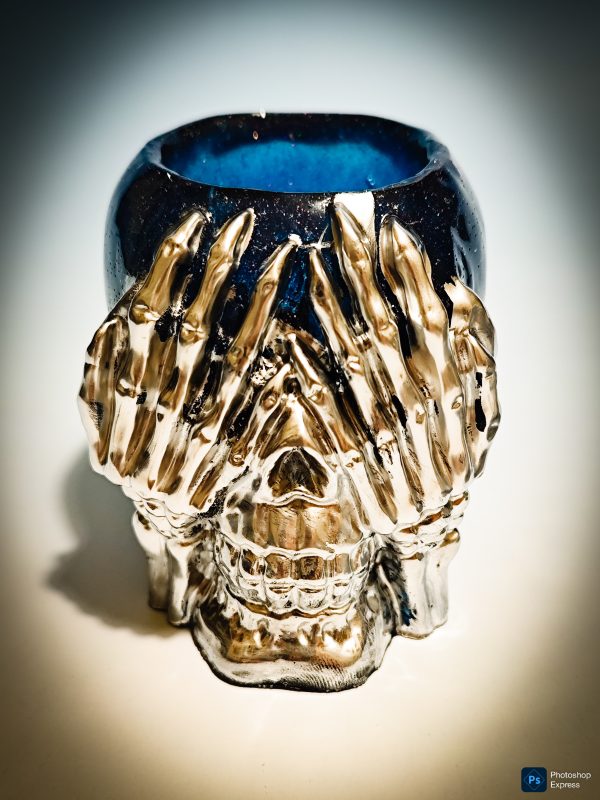 3 monkeys skull candle cups - Image 3