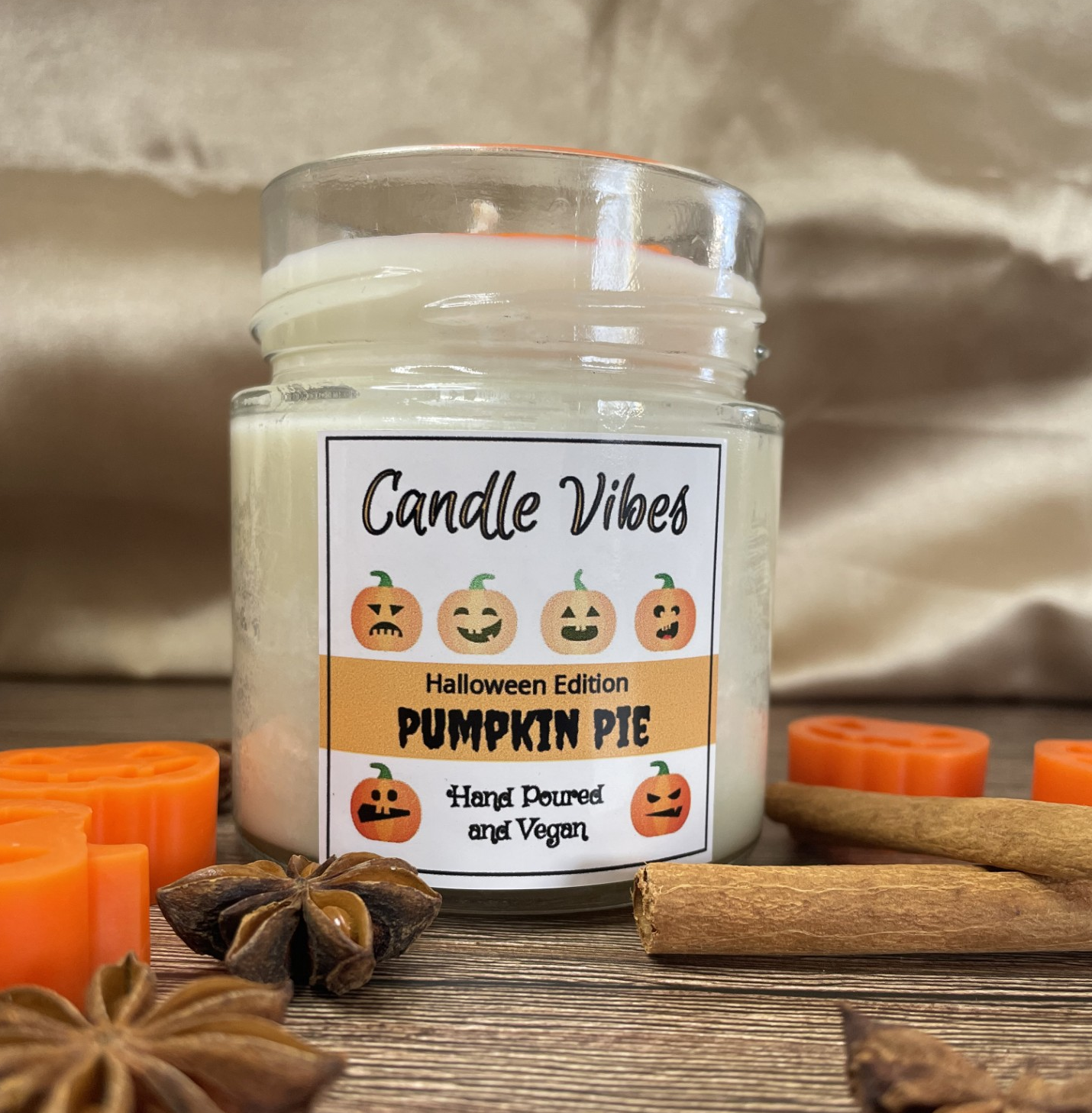 Halloween Edition Soy Candle - Pumpkin Pie - Image 2
