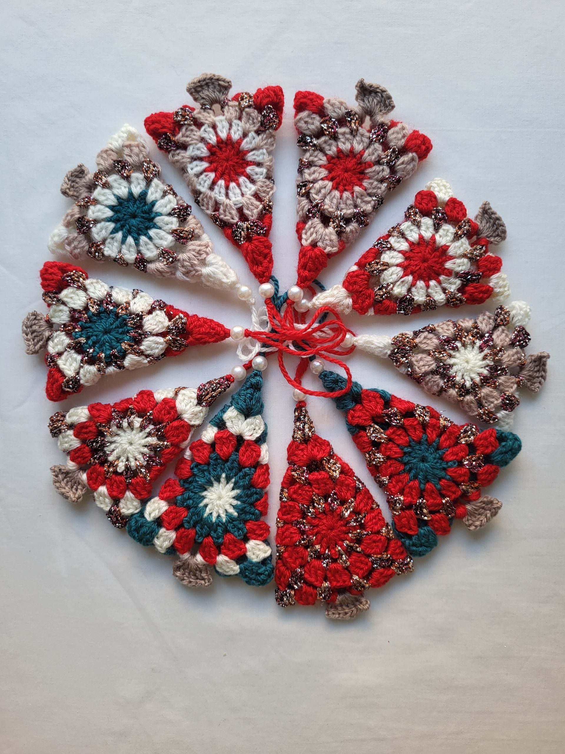 Winter Constellations - Crochet Christmas Tree Ornaments
