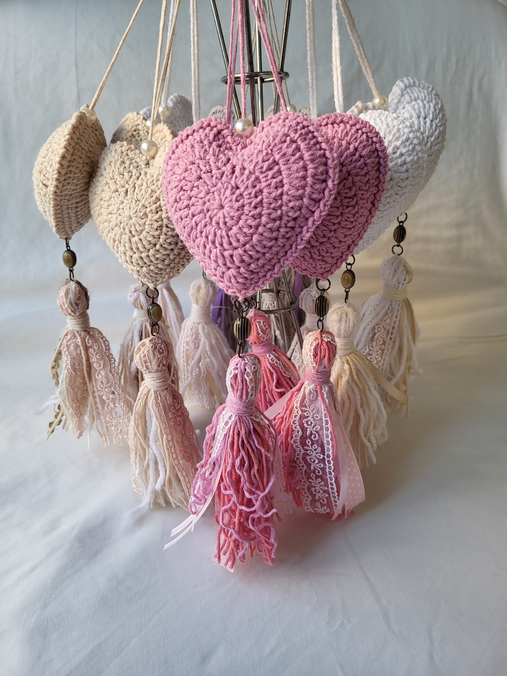 Whispers of the Heart - Handmade crochet hanging decoration - Image 4
