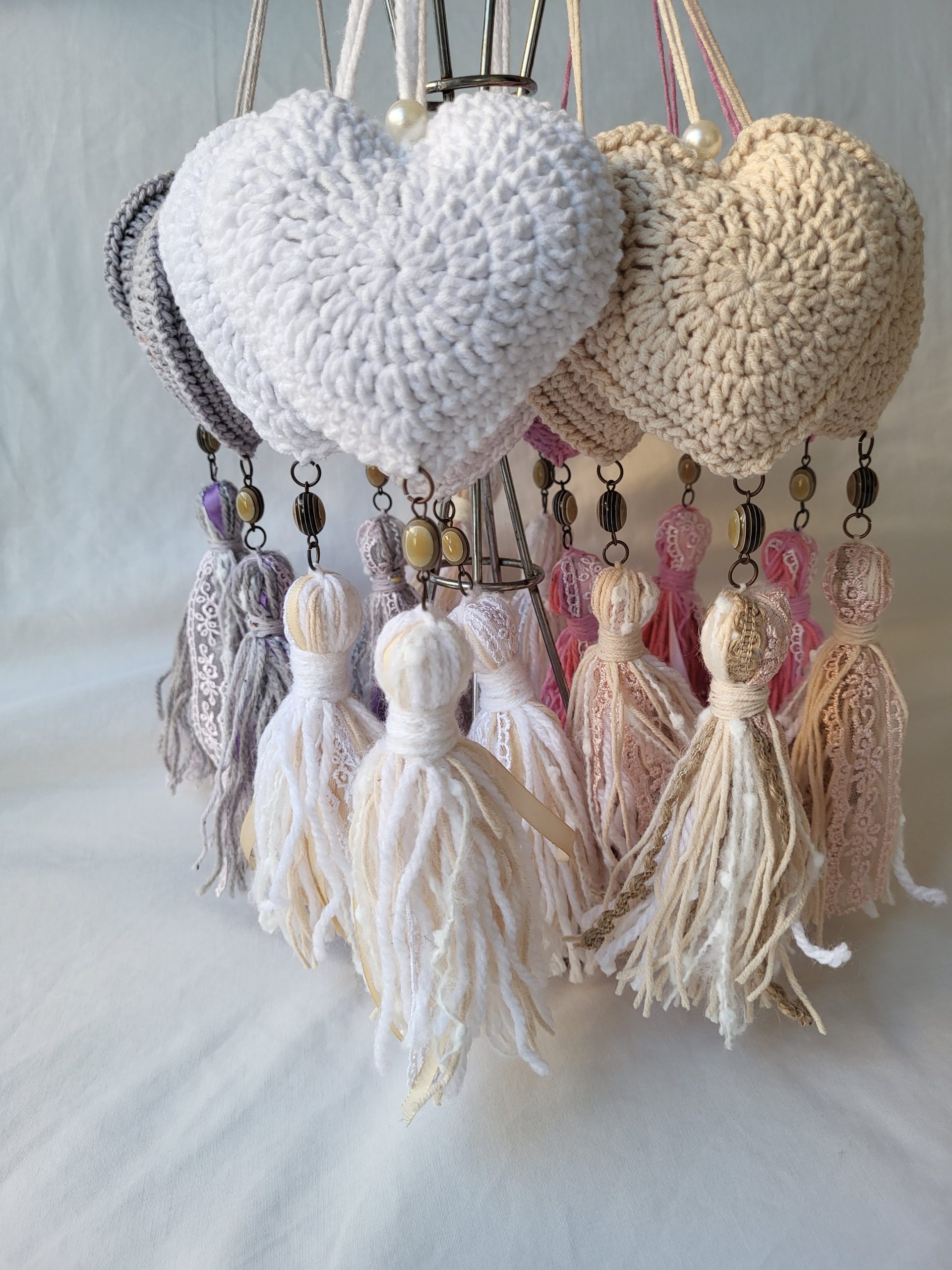 Whispers of the Heart - Handmade crochet hanging decoration - Image 2