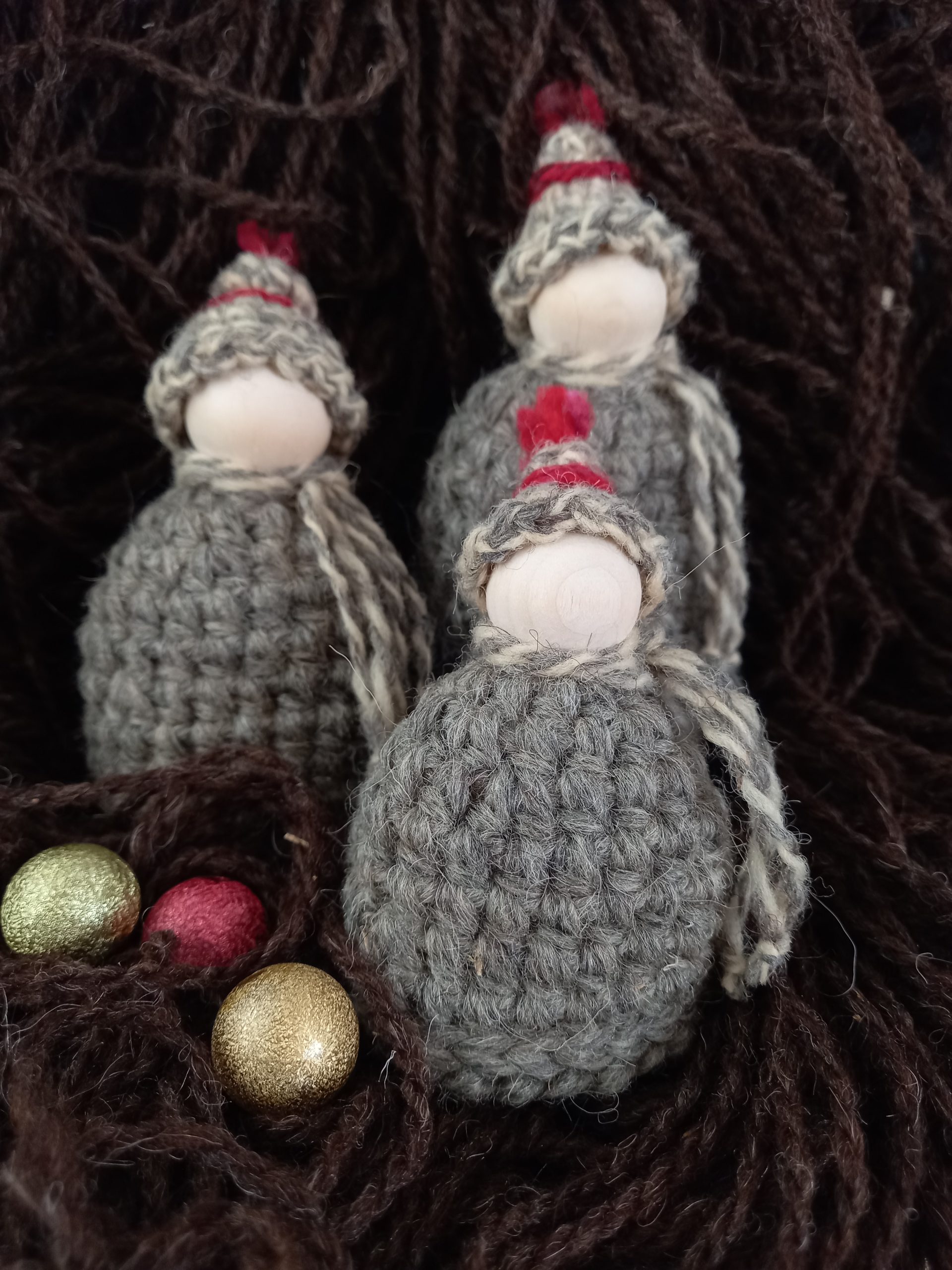Handmade Doll Gnome! Christmas Decor! Available in Three Sizes