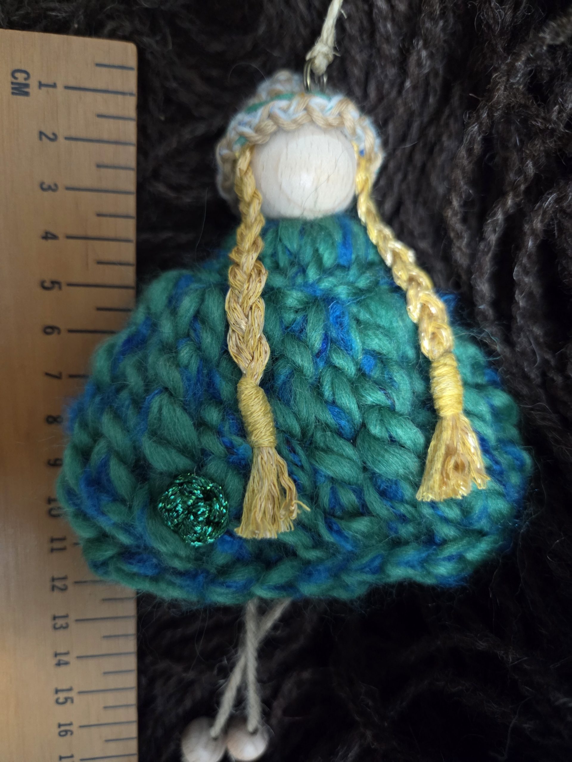 Wooden bead Hanging Doll, Christmas Ornaments! - Image 5