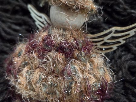 Handmade Rustic Angel Ornament! Christmas Decor!