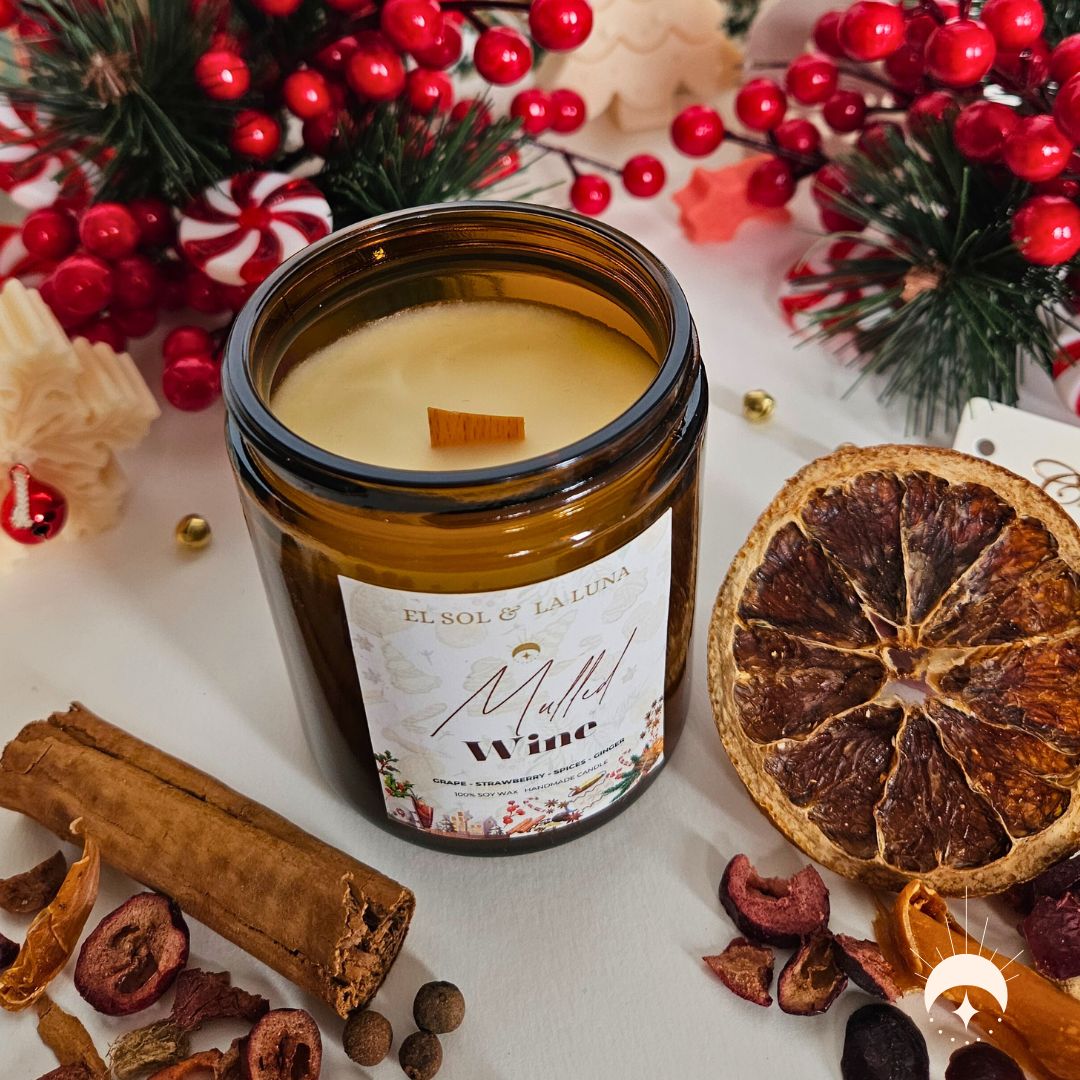 Mulled Wine Christmas Candle