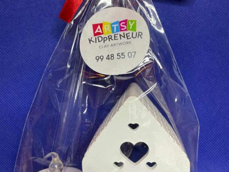 Teacher Gift - Christmas Cottage with Led Candle