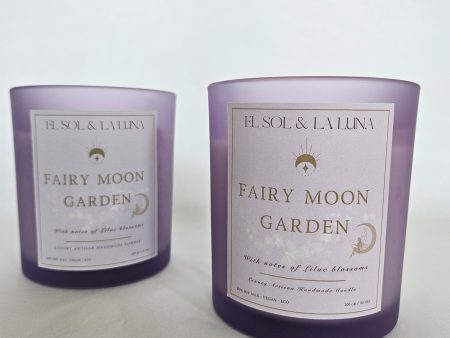 fairy moon garden soy candle
