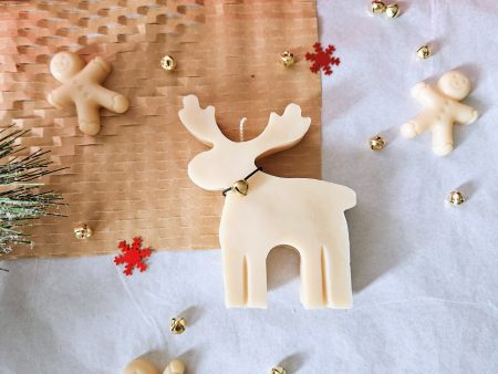 reindeer candle
