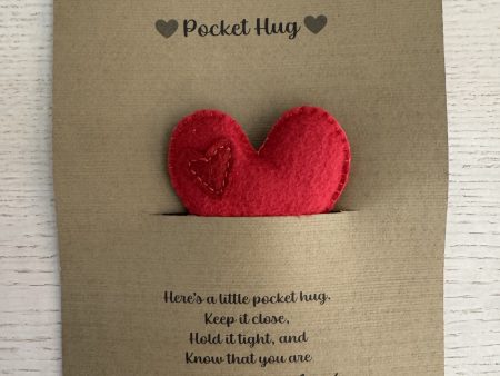 Handmade Felt Pocket Hug
