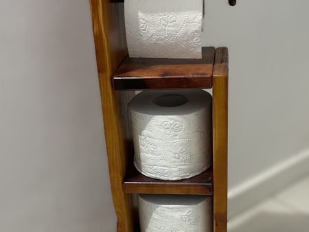 Wooden Toilet Roll Dispenser