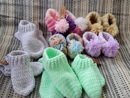 Handmade Crochet Baby Booties and Socks (Made to order)