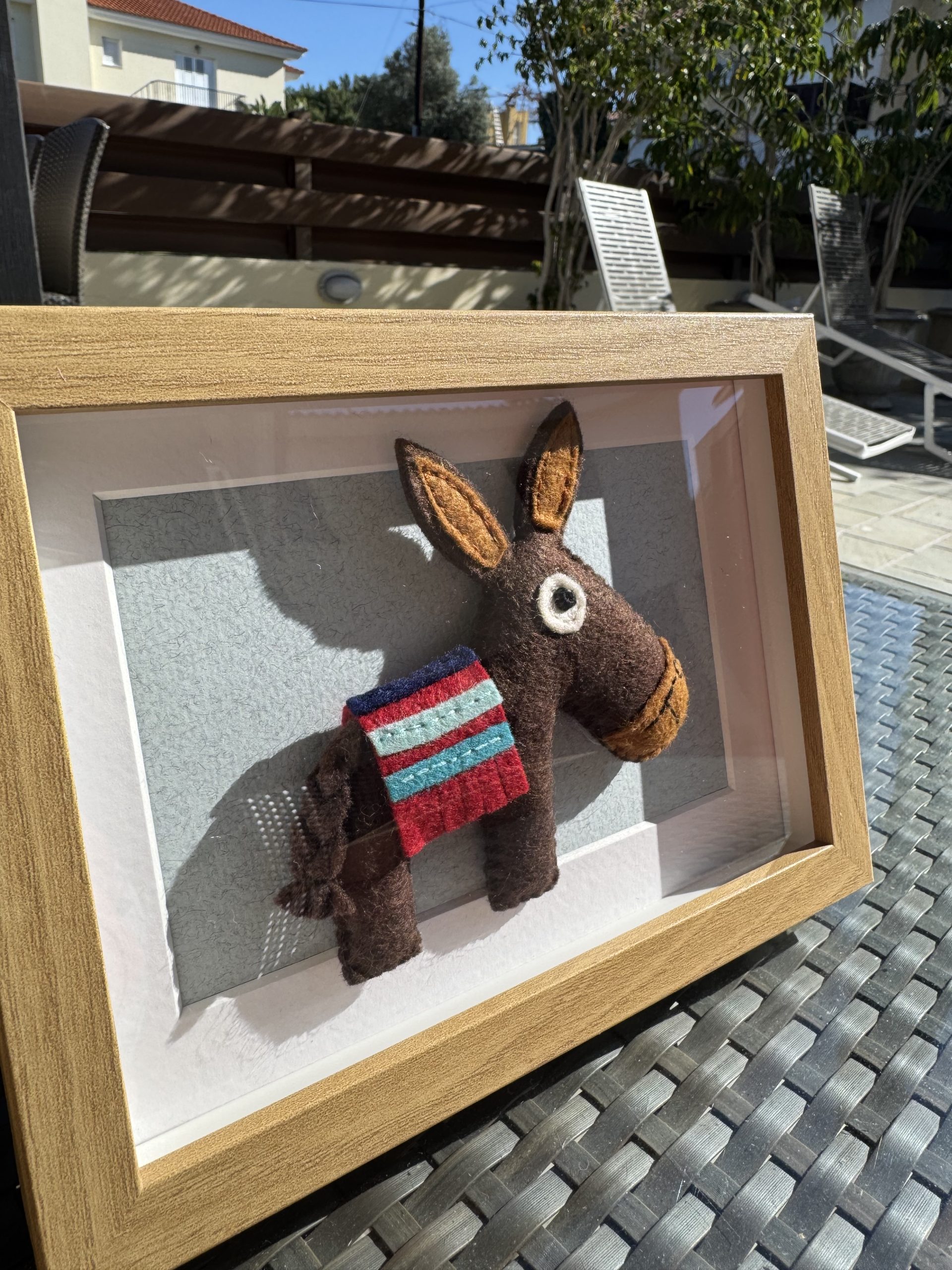 Framed Felt Cyprus Donkey - 4 variations - Image 10