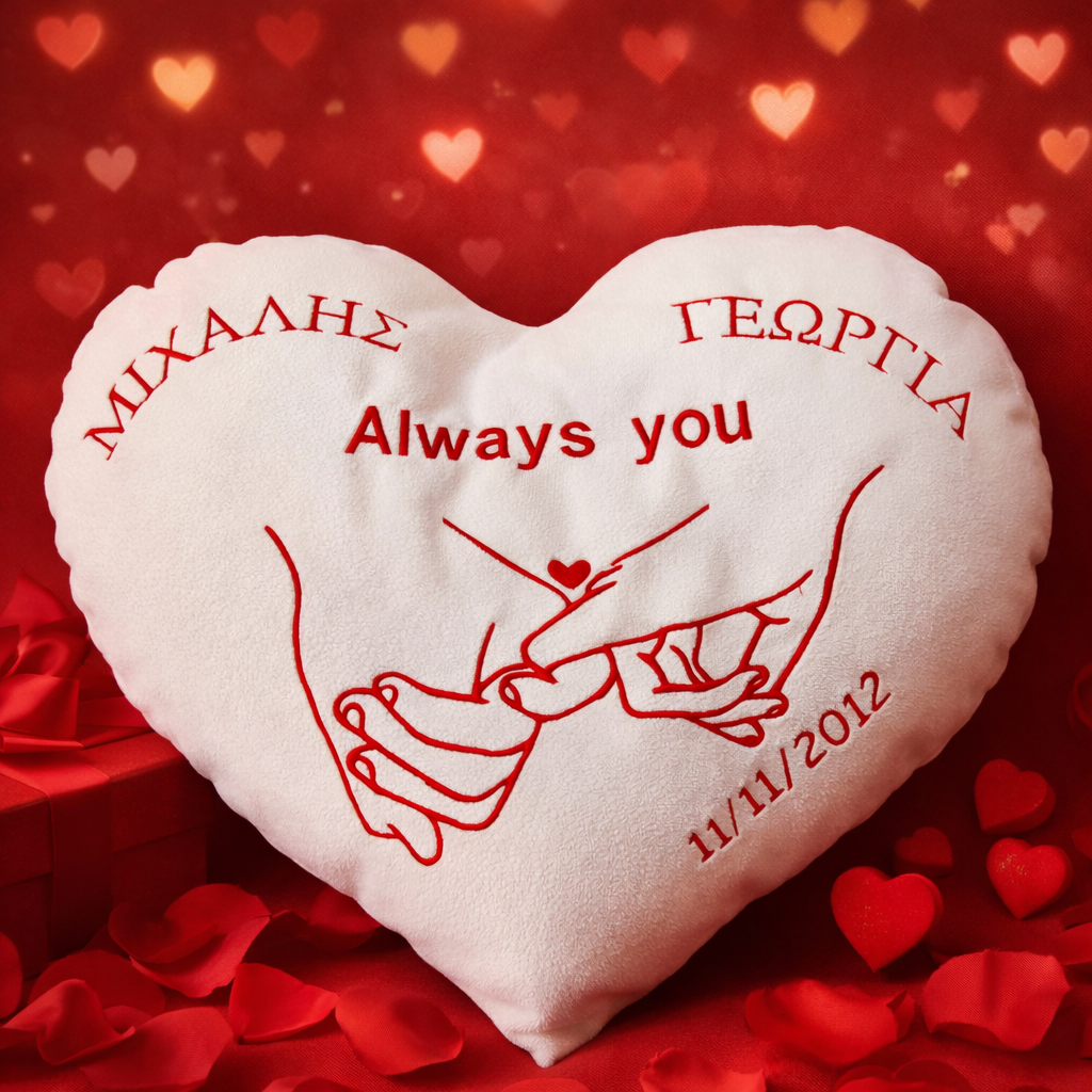 Handmade love pillow, Valentin's gift