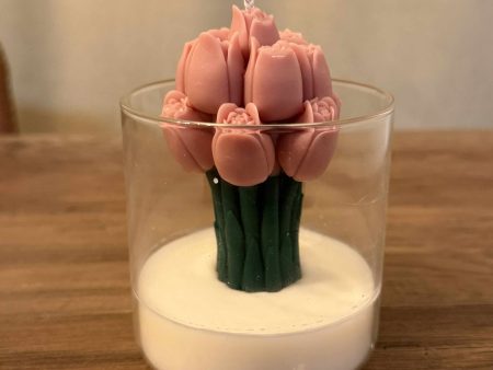 Tulip Bucket Candle
