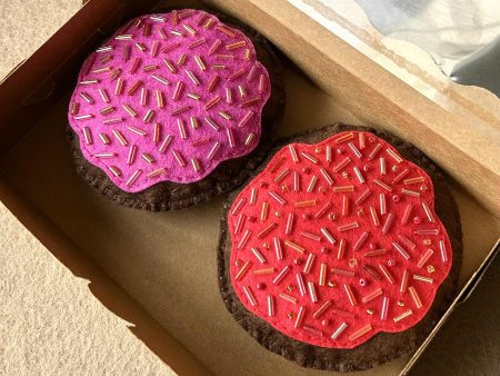 Felt Cookie Toys for Pretend Play | Handmade Felt Food | Play Kitchen Toy for Kids 4+