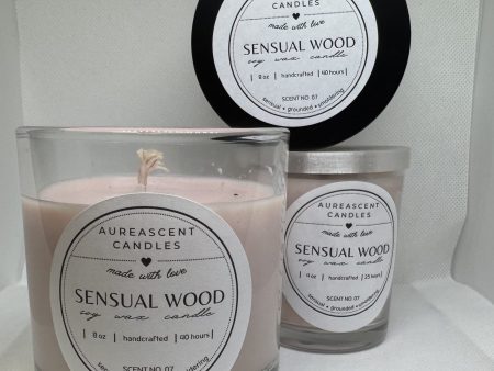 Sensual Wood Glass Jar (180g)