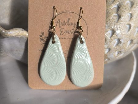 Turqoise ceramic Earrings