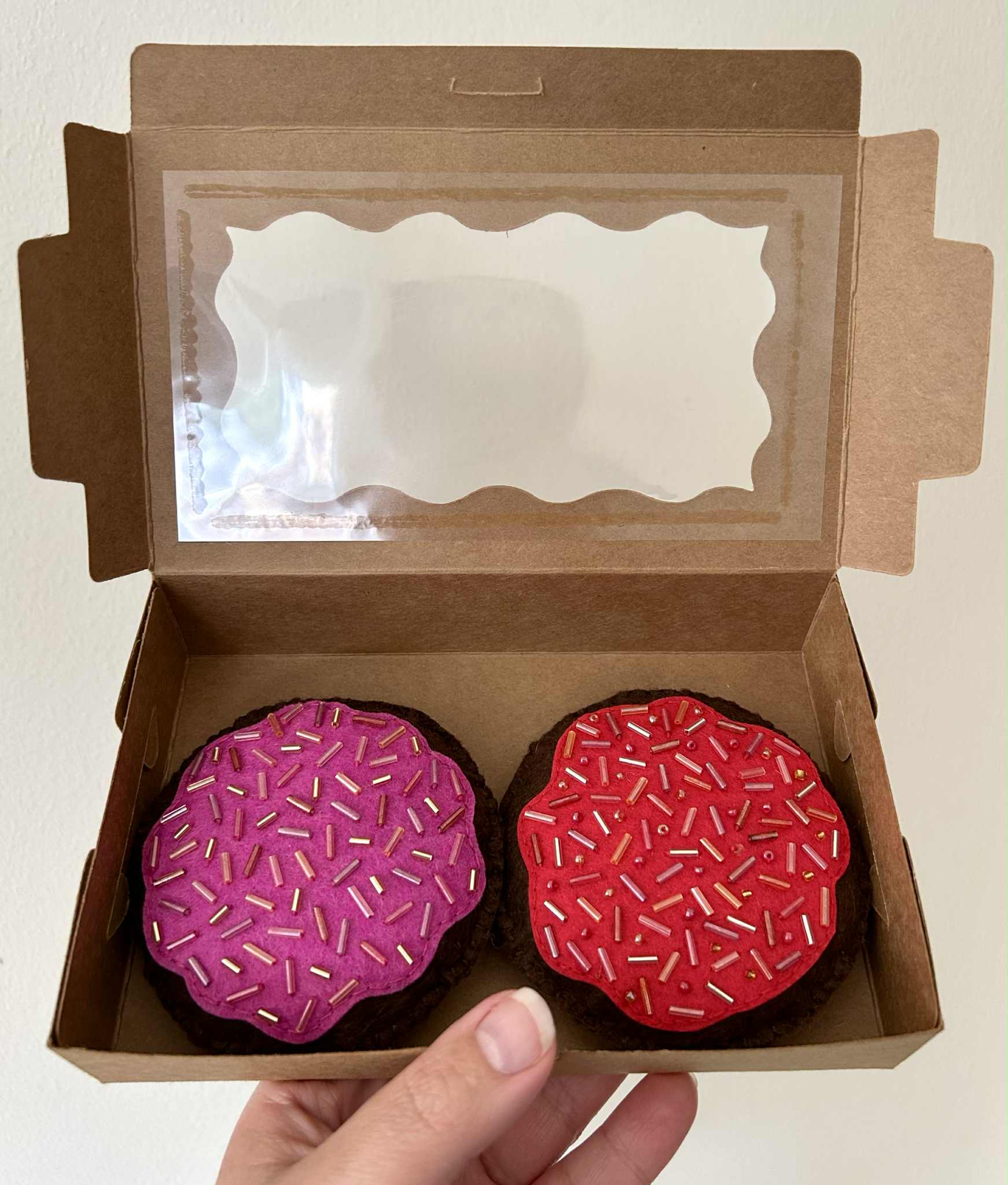 Felt Cookie Toys for Pretend Play | Handmade Felt Food | Play Kitchen Toy for Kids 4+