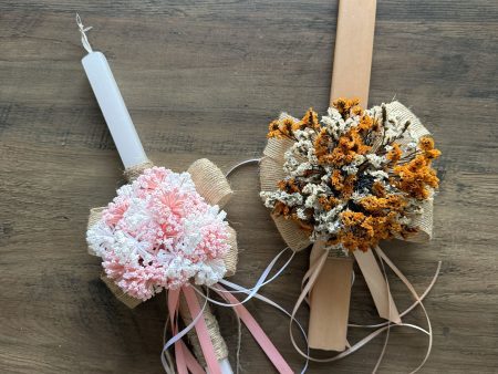 Simple Easter Candles