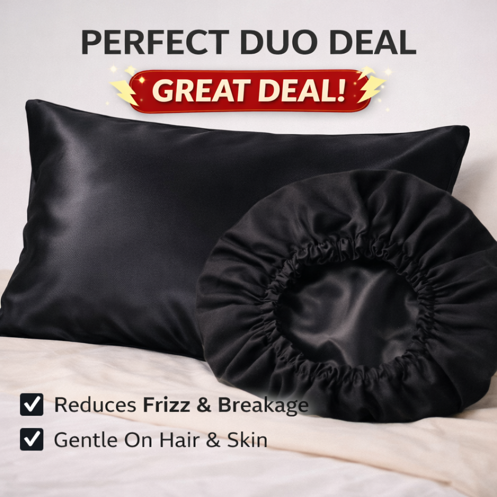 Duo Deal, Satin pillowcase and bonnet