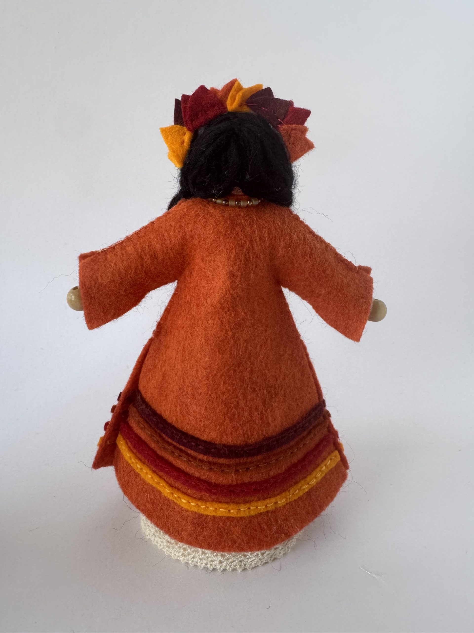 'Daughters of Cyprus' handmade felt heritage doll - Image 5