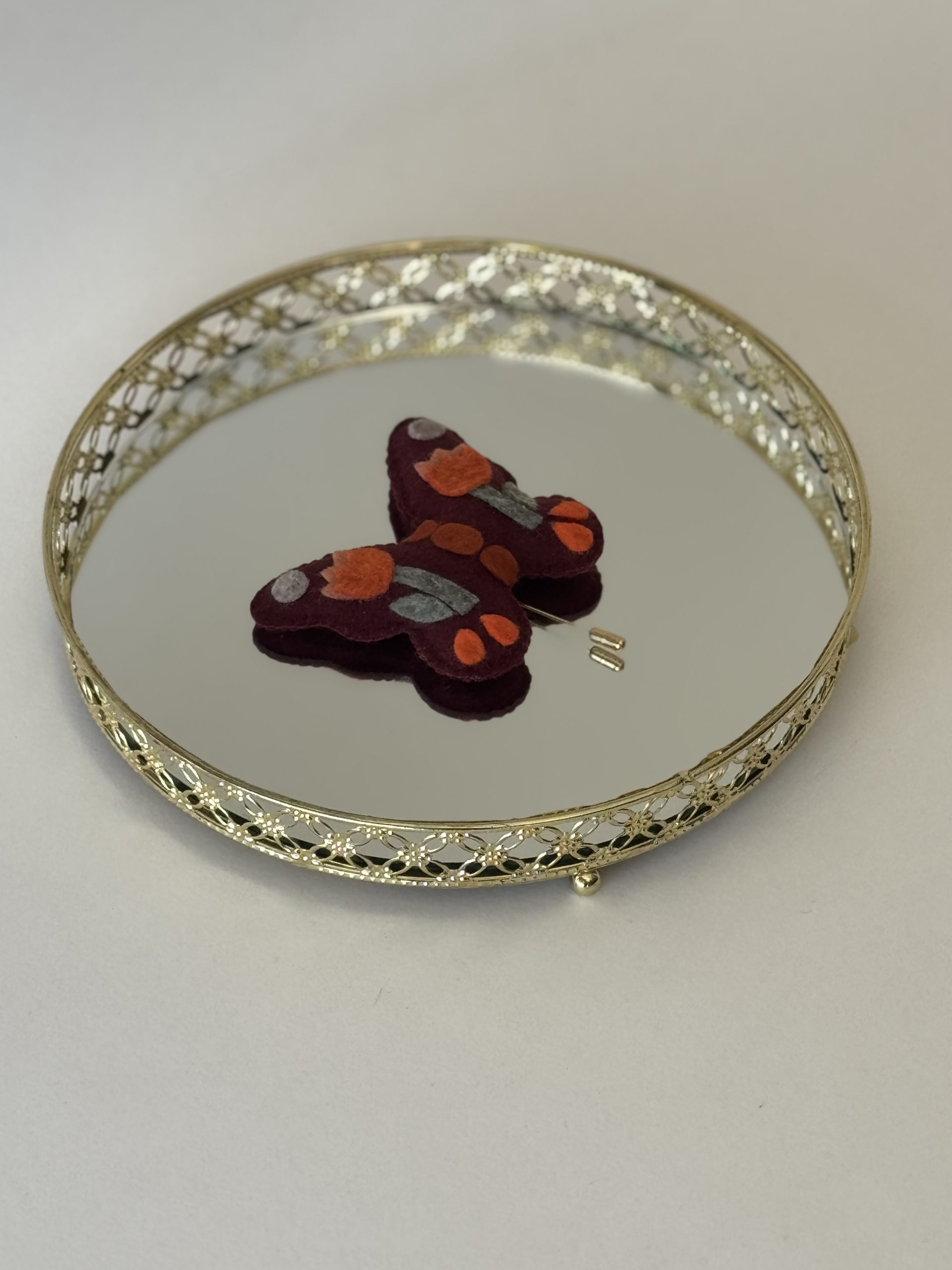 Felt Butterfly Brooch - 2 designs - Image 4