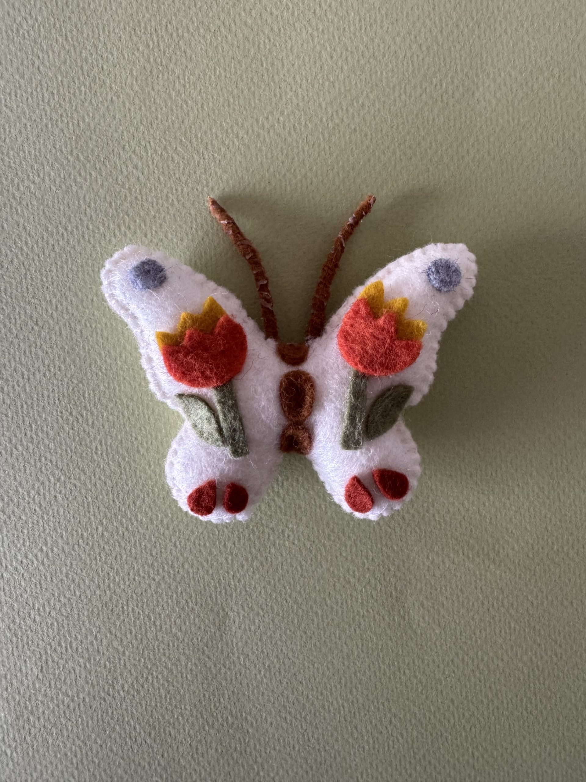Handmade Felt Butterfly magnets - 4 variations - Image 5