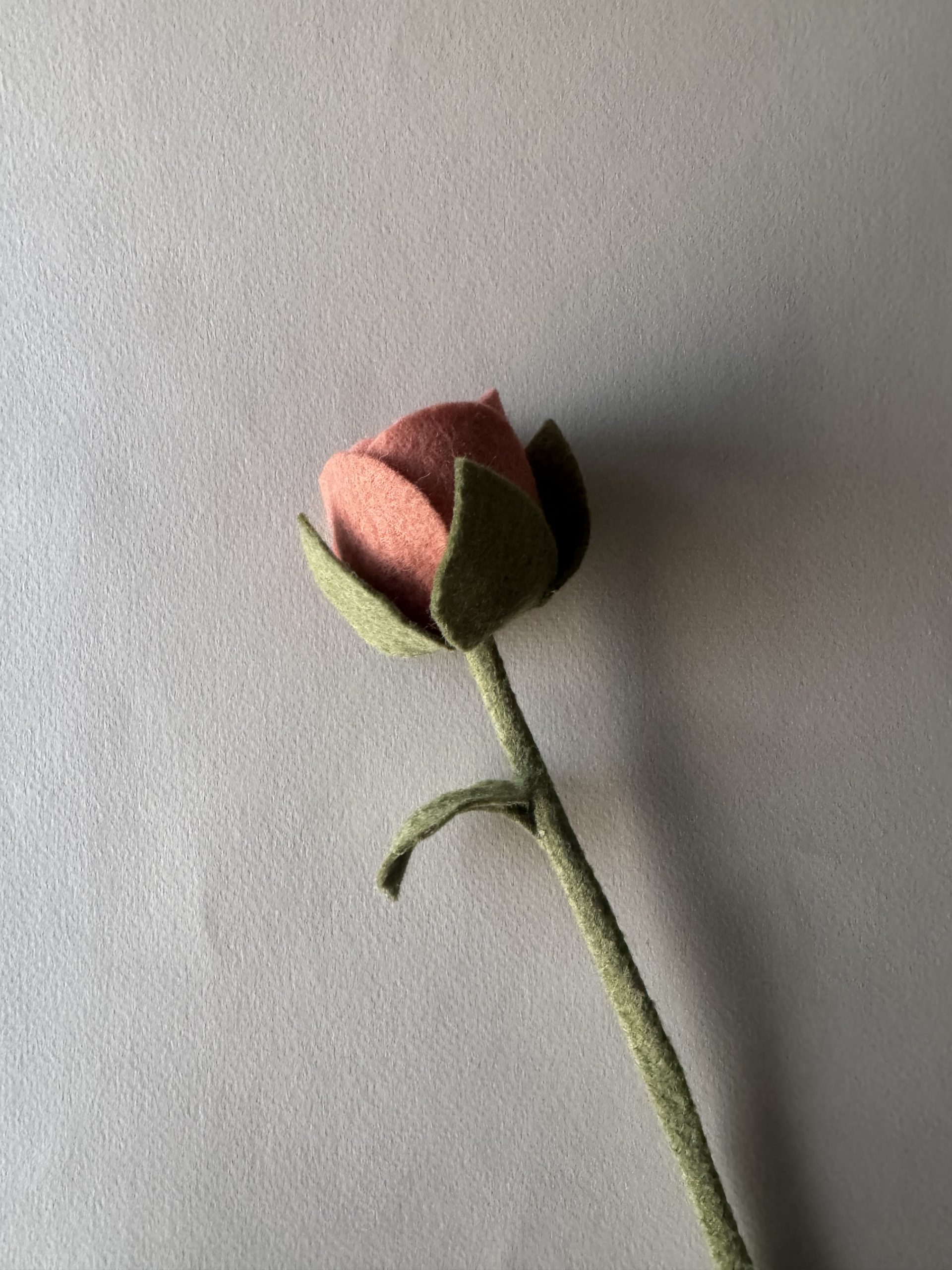 Handmade Felt Flower Card/Keepsake - Image 9