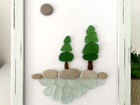 Seaglass Forest Art – Unique Coastal Gift for Beach Lovers