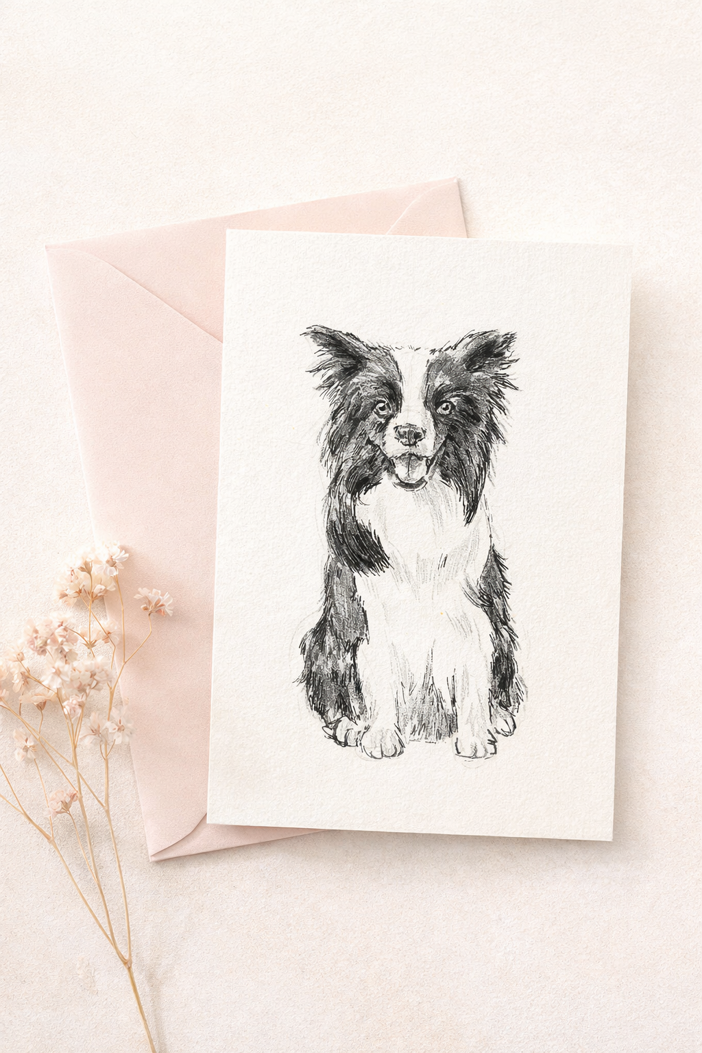 A Little Portrait of Your Pet – Custom Black & White Sketch - Image 3