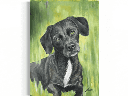 Custom Pet Portrait – Original Acrylic Painting on Canvas