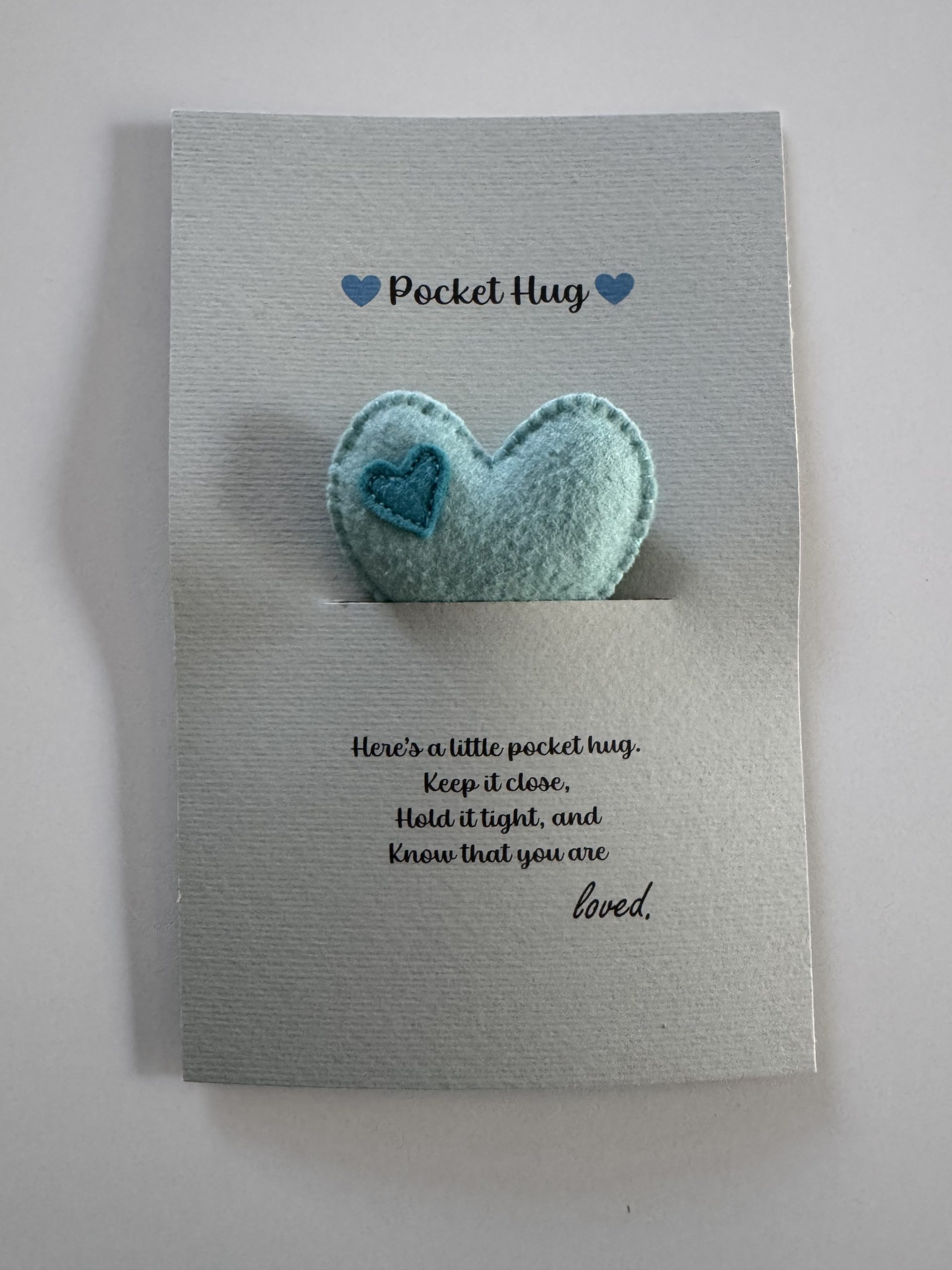Handmade Felt Pocket Hug - 5 variations - Image 5