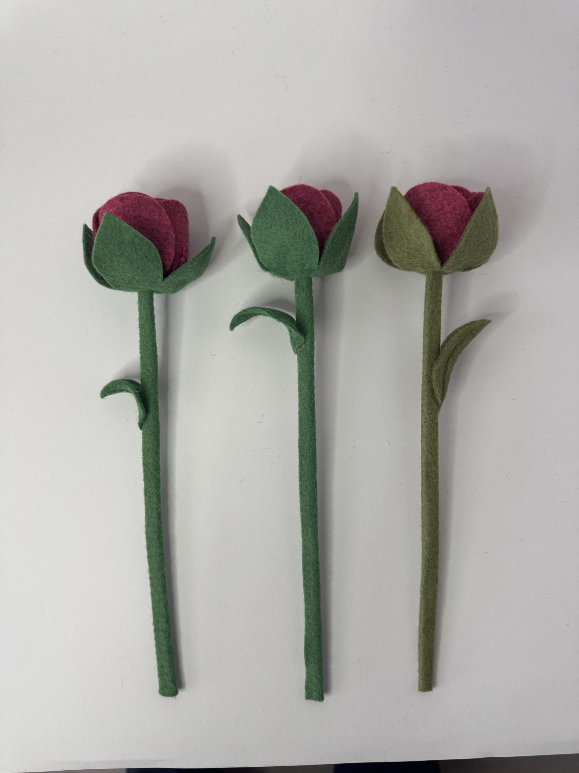 Handmade Felt Rose - 8 colours - Image 22