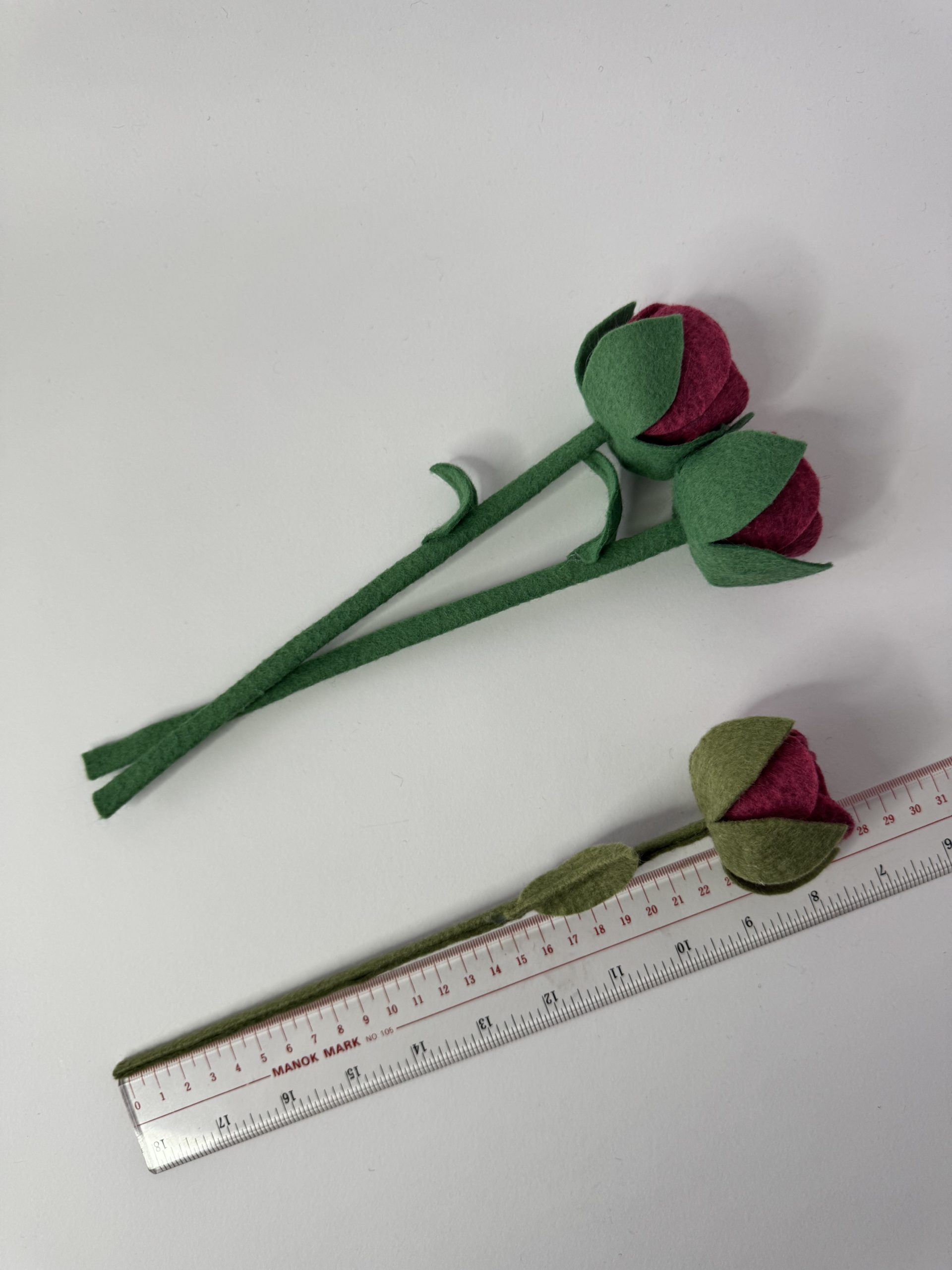 Handmade Felt Rose - 8 colours - Image 25