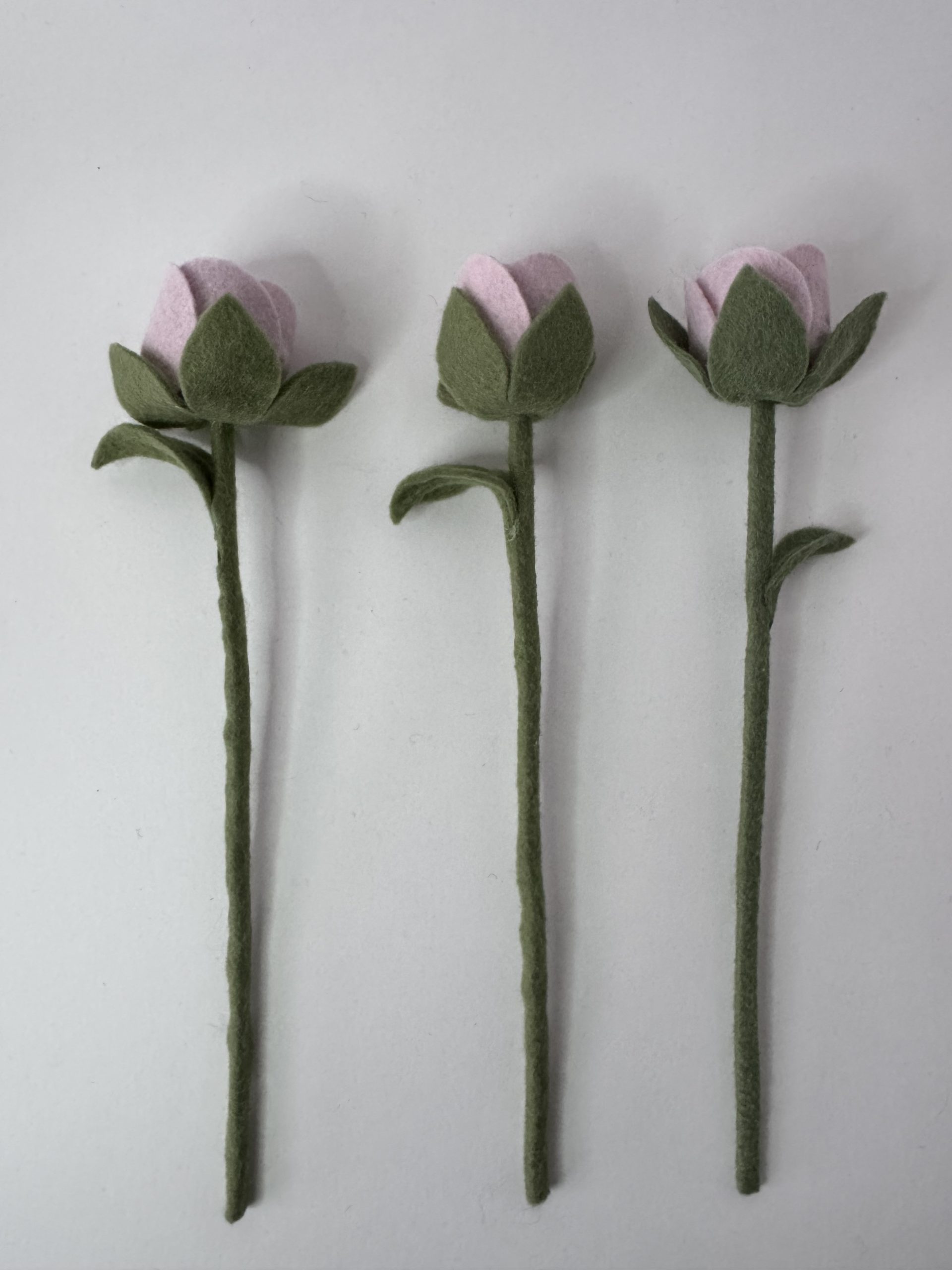 Handmade Felt Rose - 8 colours - Image 29