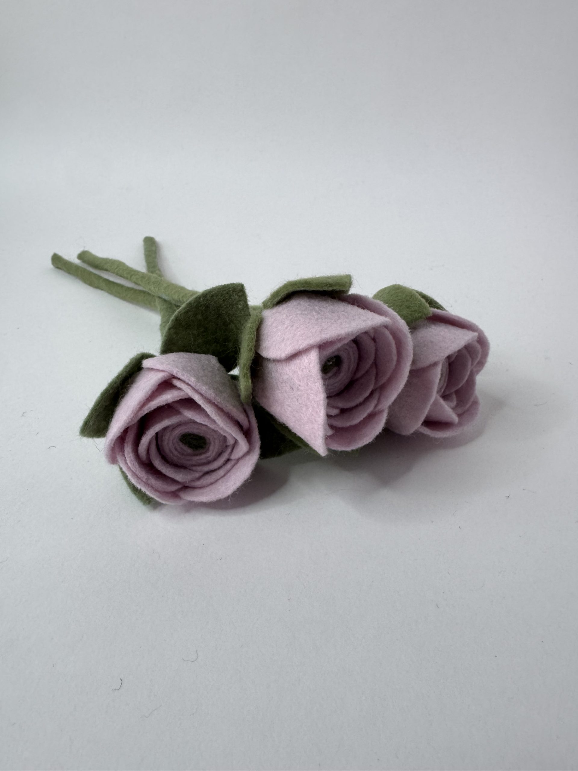 Handmade Felt Rose - 8 colours - Image 30