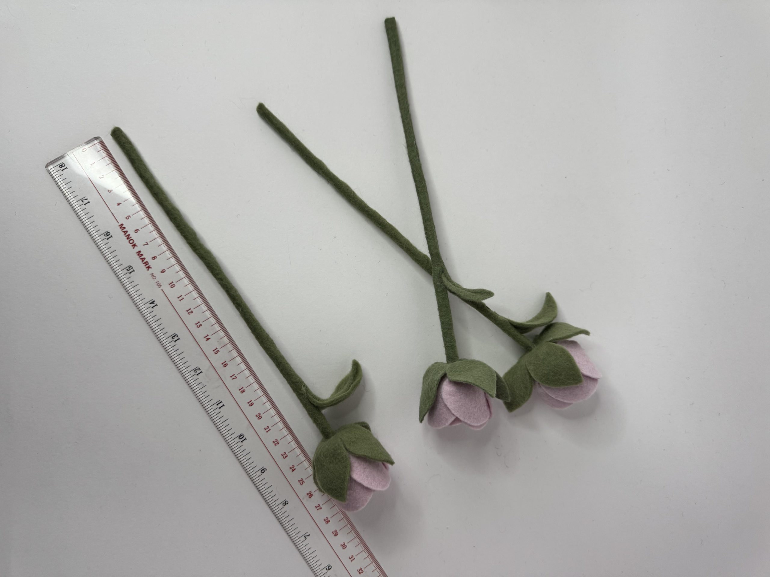 Handmade Felt Rose - 8 colours - Image 32