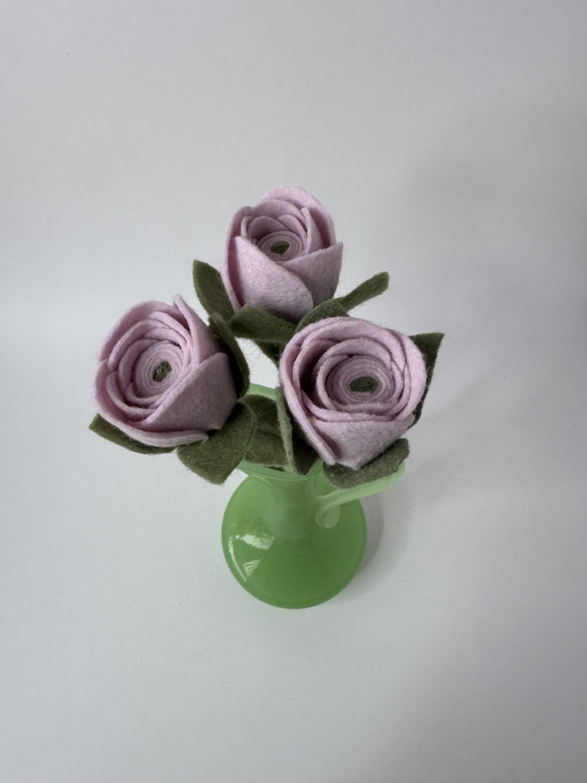 Handmade Felt Rose - 8 colours - Image 34