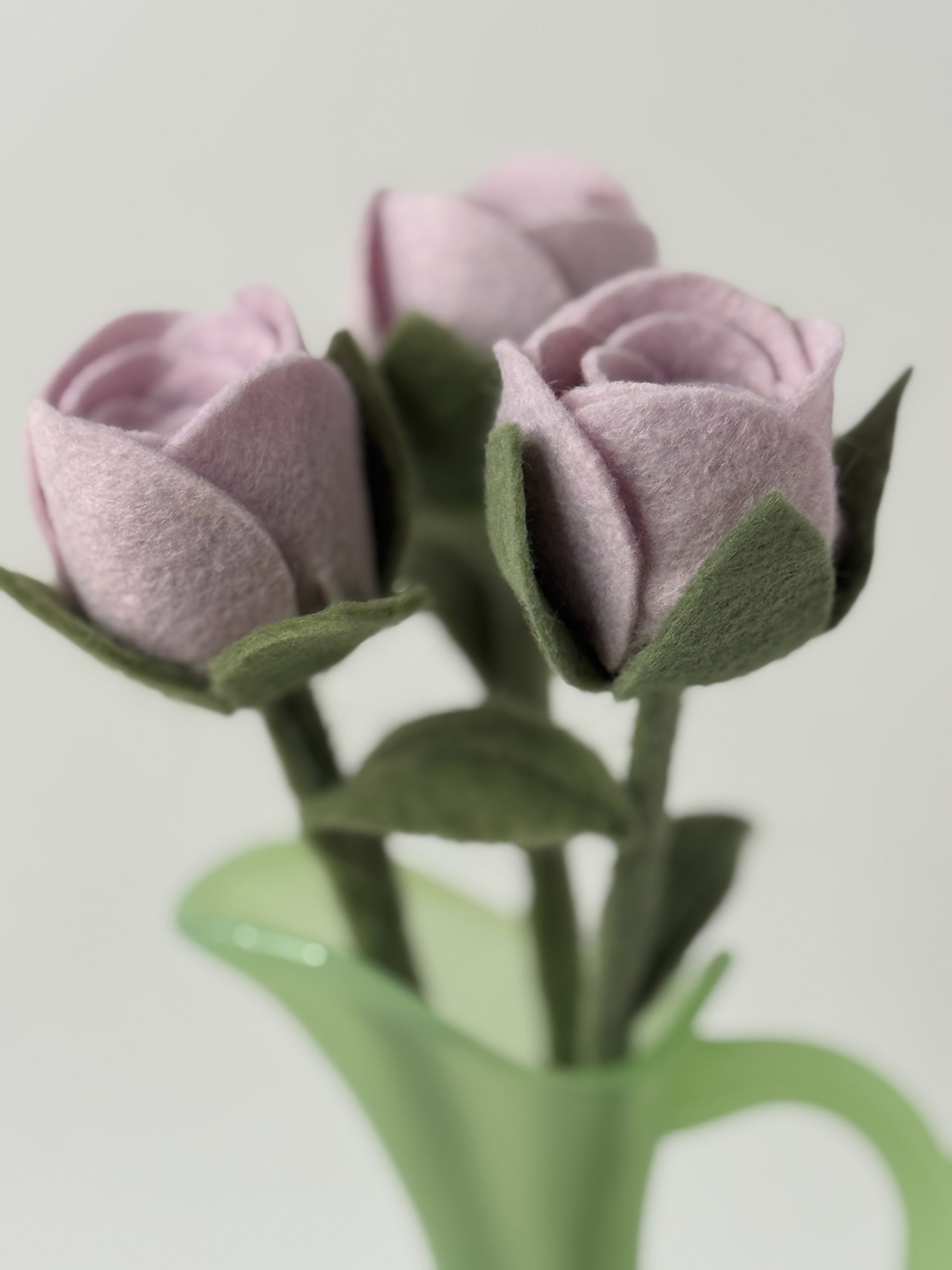 Handmade Felt Rose - 8 colours - Image 35