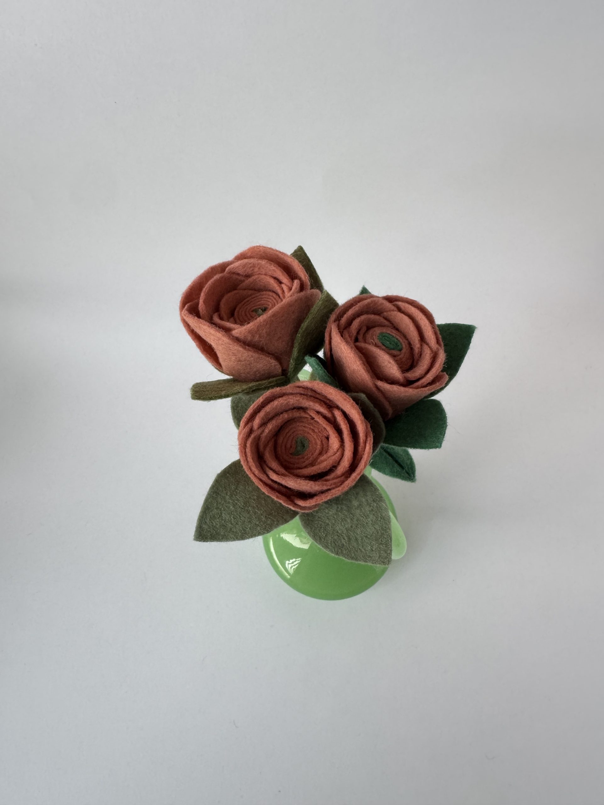 Handmade Felt Rose - 8 colours - Image 50