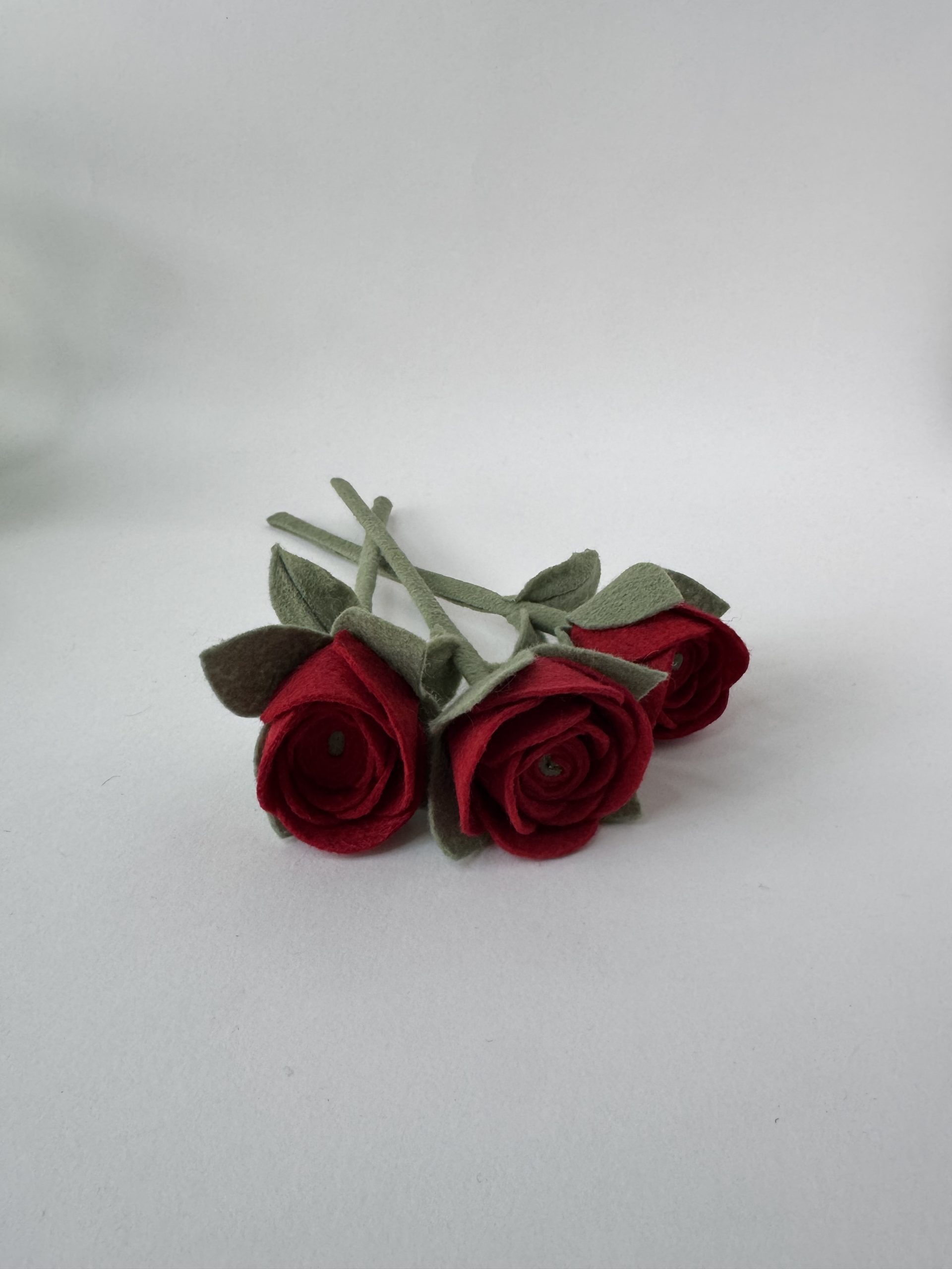 Handmade Felt Rose - 8 colours - Image 43