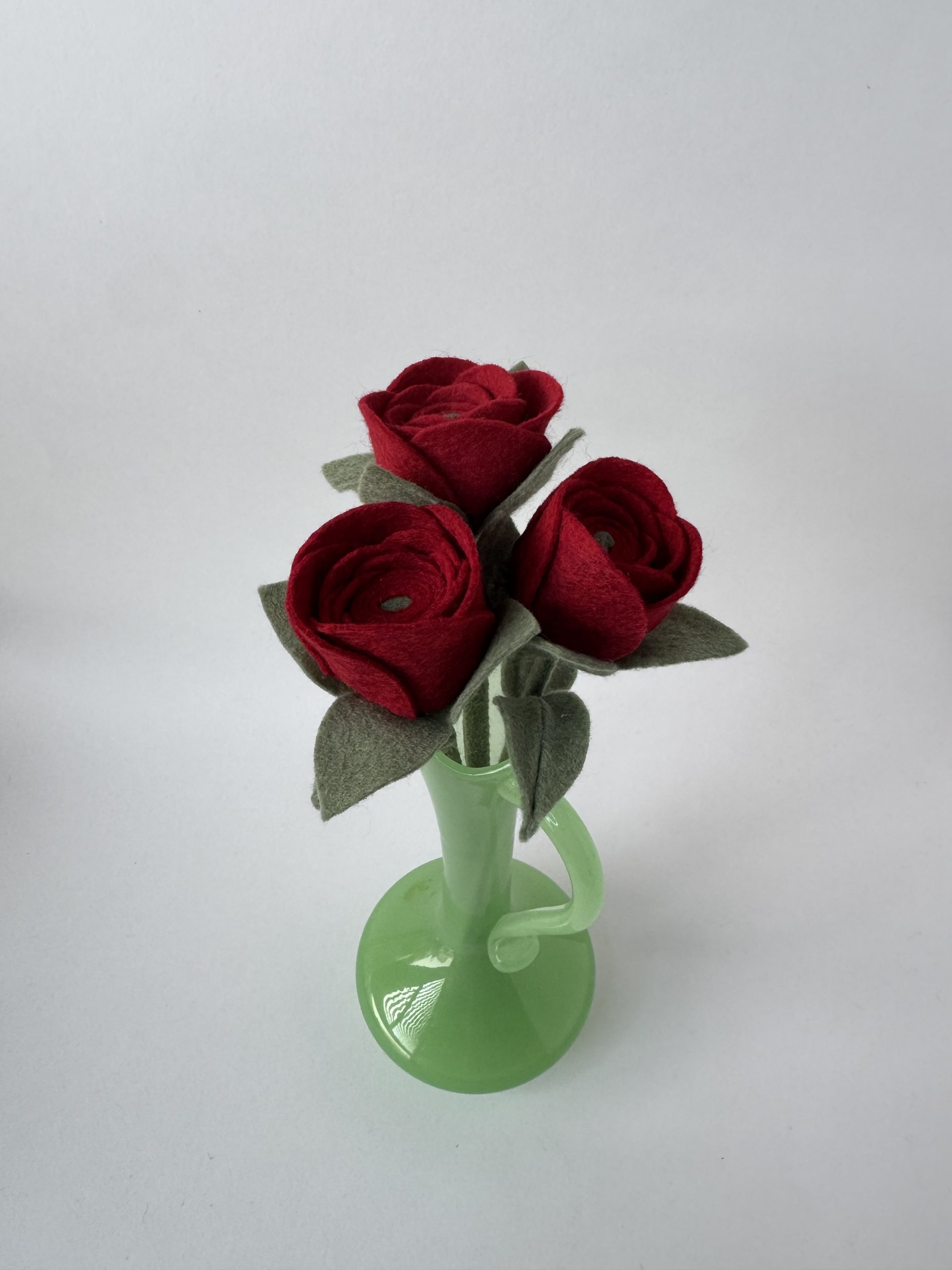 Handmade Felt Rose - 8 colours - Image 46